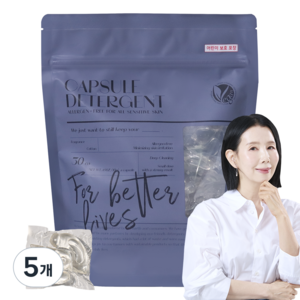 블루워시 초고농축 세탁 캡슐 세제 시그니처 코튼향, 30개입, 5개