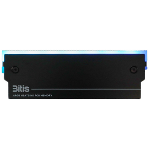 비티즈 DDR4 DDR5 메모리 램 방열판 히트싱크 P104 LED ARGB, 블랙, 2개