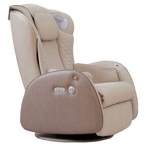 이노브엠 스노크 체어 전동스윙 스마트센싱 힐링 안마의자, 전용 핸드폰 거치대, 베이스 커버 방문설치, 우든 브라운, IM-S100