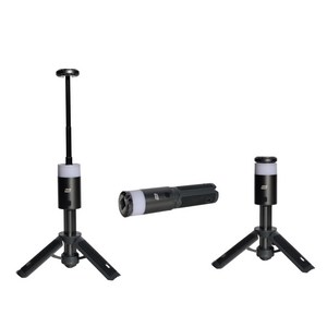 트랜스폼 랩스 캠핑랜턴 휴대용 충전식 LED 스탠드 포함, 1개, 블랙