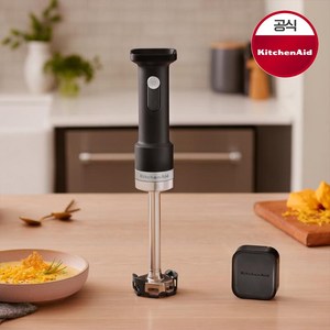 키친에이드 GO 코드리스 무선 핸드 블렌더 + 배터리증정 (5KHBRV00ABM) [온라인공식판매점 1년 무상 A/S], 핸드블렌더 본품 + 배터리