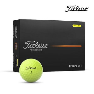 타이틀리스트 2025 Pro V1 골프볼 3피스 아쿠쉬네트코리아 정품