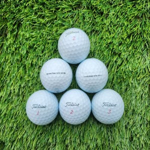 타이틀리스트 PRO V1X 4피스 로스트볼 특A+급, 흰색 (랜덤 발송), 1개입, 20개