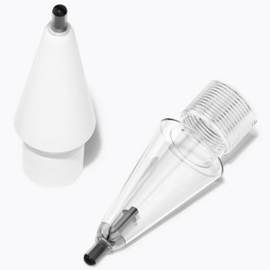 지니비 애플펜슬 호환 말랑말랑 S펜질감 흑당 펜촉 2종 세트