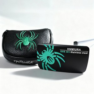 골프 와이드 블레이드 퍼터, 블랙 GS303 스틸, 헤드 커버 무료 제공, R, 4.5도