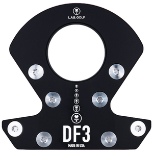 랩골프 LAB DF3 블랙 말렛 제로토크 퍼터, 34도