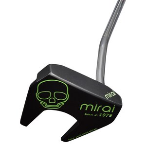 mirai CNC밀링 더블밴드 말렛 퍼터 블랙헤드 86.34cm(34인치), 3도, R