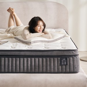 메이킹MK500 호텔 침대 매트리스 독립스프링 유로탑 필로우탑 국내제작 천연양모 매트릭스 두께 360mm, 360mm, 소프트