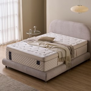 메이킹SK700 프리미엄 더 단단한 침대 매트리스 허리에 좋은 독립스프링 필로우탑 천연양모 매트릭스 두께 400mm, 매우 단단함, 40cm