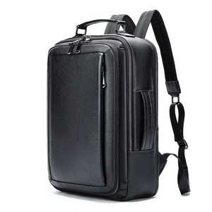 Mimi Market 남자 천연소가죽 대용량 노트북 백팩 직장인 대학생 출장 가방