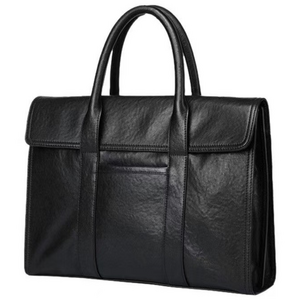 Mimi Market 고급 천연소가죽 사무용 서류가방 SE-9606