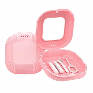 물결 휴대용 거울 교정기 보관 케이스 악세사리세트