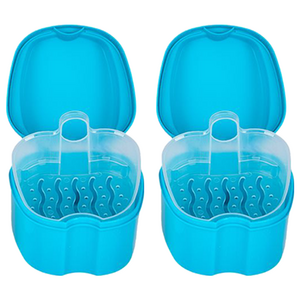 틀니보관함 청녹색 대