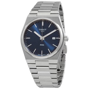 Tissot 티쏘 PRX 쿼츠 블루 다이얼 남성용 시계 T137.410.11.041.00