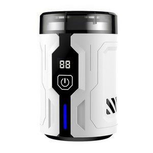 RUN기술 미니 휴대용 전기 면도기 충전식 방수 완전분리형, 화이트