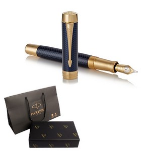 파카 듀오폴드 프레스티지 블루 쉐브론 GT - 센테니얼 만년필