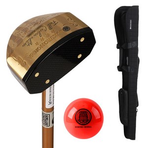 부쿠로혼마 우드 4스타 풀 카본 A세트 (가방, 볼) 파크골프협회 공인 대회용 파크골프채