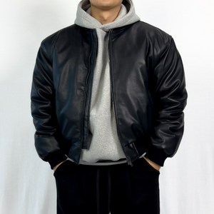 PACIENCIA 와이드숄더 Fake Leather 패딩 자켓