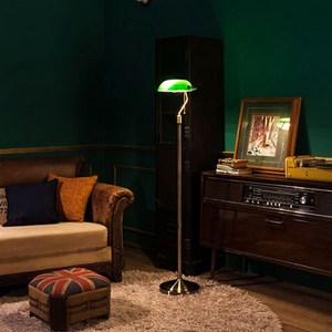 뱅크 플로어 장스탠드 SS-3600 긴조명 거실 침실 모던 인테리어, 그린