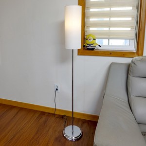 바니갓 도금 크롬 장스탠드 거실 스탠드 조명 식물등 무드등 국내생산 3단터치 LED