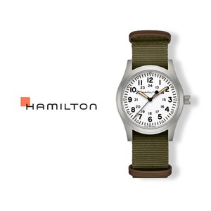 해밀턴 카키필드 42mm 메커니컬 나토 남성시계 H69529913
