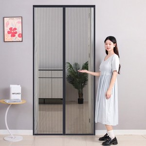 현관 자석 모기장 현관문 방충망 90x210 자석식 방문