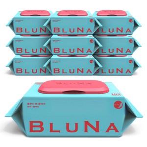 블루나 본 퓨어 저자극 물티슈 캡형