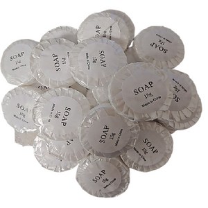 유림 호텔 미니비누 원형 15g x 1000개 / 미니비누 일회용비누 휴대용비누 핸드워시 비누, 1000개, 15g