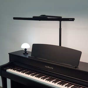 디트렌드 루미나 와이드 LED 책상 스탠드 조명 공부용 사무용 독서등 시력보호, 팬텀블랙, 기본형-클램프타입+받침대