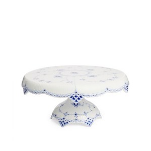 ROYAL COPENHAGEN 로얄 코펜하겐 블루 플루티드 풀 레이스 케이크 스탠드
