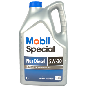 모빌 엔진오일 스페셜 디젤 5W30, 6L, 5w30, 1개