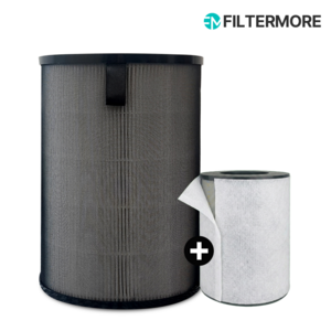 필터모아 발뮤다 에어엔진 공기청정기 호환 필터 +보조필터 세트, 1개, 기본형+보조필터