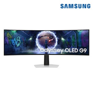 삼성전자 오디세이 OLED G9 S49DG930 124.3cm(49인치) 듀얼 QHD 게이밍 커브드 모니터