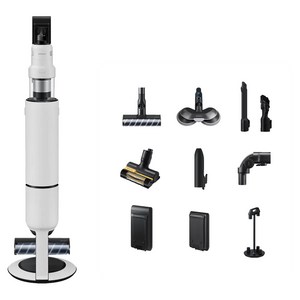 삼성전자 Bespoke 제트 AI 400W 스틱청소기 + 펫브러시 세트 VS90F40CNG 고객직접설치, 새틴 그레이지, VS90F40CNG