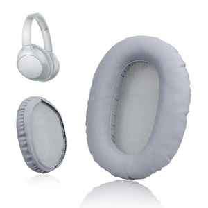 소니 WH-CH700N WH-CH710N 이어폰커버 wh-ch720n이어패드 이어 패드 호환 쿠션 커버 헤드폰 헤드셋 교체 스펀지 캡 귀마개 수리 솜 헤드셋스펀지,헤드셋커버교체, 2개, 연한 회색, 교체 세트