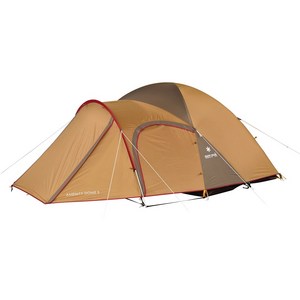 스노우 피크 어메니티 S 텐트 매트 세트 3인용 방수텐트 수납케이스포함, 3, 브라운