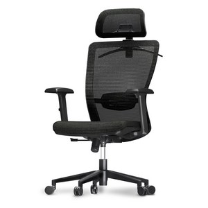 FlexiSpot 사무용의자 OC3 더블메쉬 하중136KG 튼튼한컴퓨터의자 편안함 메쉬의자 A/S 3년 고품질, 블랙