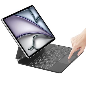 HOU 아이패드 호환 매직키보드 프로M4 1/2/3/4세대 에어6/5/4 M2 11/12.9인치 10세대  한글각인 키보드