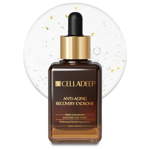 셀라딥 탄력 주름 개선 PDRN 엑소좀 EGF 안티에이징 리프팅 골드 앰플 세럼, 1개, 45ml