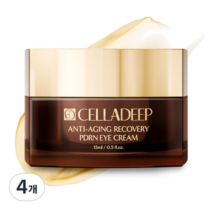 셀라딥 탄력 주름 개선 PDRN EGF 눈가주름개선 아이크림, 4개, 15ml
