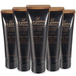 라퓨레브 올데이 83.1% 달팽이 에센셜 아이크림 100ml | 자연 스네일 뮤신 탱탱 쫀득 끈적임no 기름짐no, 5개, 100ml