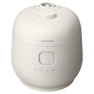 쿠첸 브레인 풀스테인리스 듀얼프레셔 IH 써모가드 전기압력밥솥 6인용, CRT-TWS0630W, 화이트