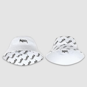 펠리시테 Caecn Koen 남녀공용 데일리 자수 레터링 로고 양면 리버시블 버킷햇 벙거지 모자 0165