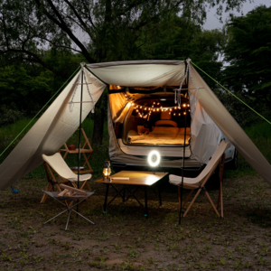 다잡 차박텐트 도킹텐트 꼬리 카 차량용 텐트 쉘터 스텔스 카크닉, 크림베이지