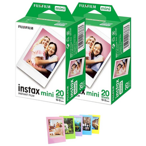 후지필름 인스탁스 미니필름(40장)+포토액자5색/즉석카메라 필름, 단일상품, 1개